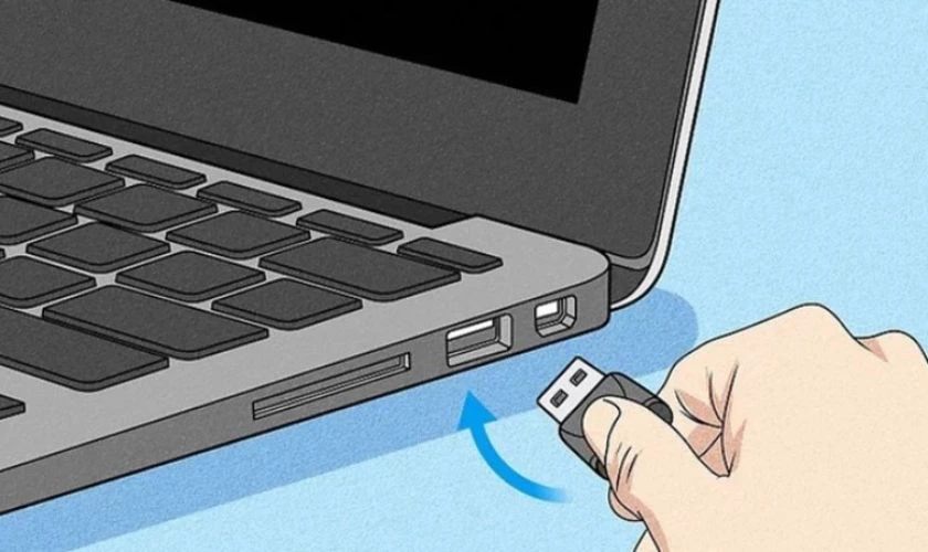 C&aacute;ch kết nối b&agrave;n ph&iacute;m laptop kh&ocirc;ng d&acirc;y qua đầu thu