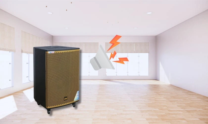 Lu&ocirc;n d&ugrave;ng loa ở mức volume lớn nhất