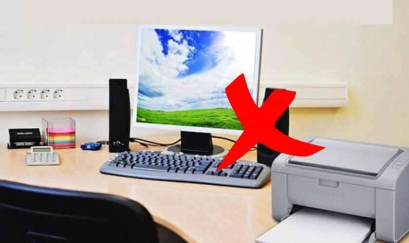Lỗi kết nối m&aacute;y in với m&aacute;y t&iacute;nh kh&ocirc;ng được
