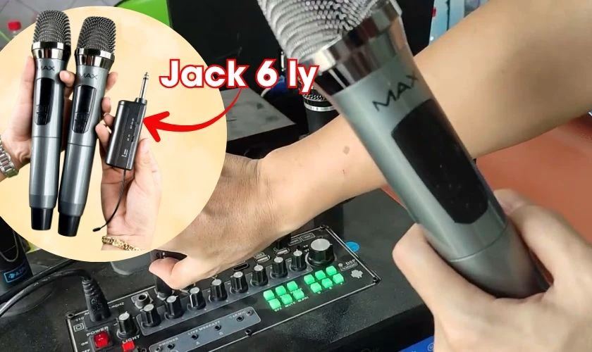Chuẩn bị jack 6 ly