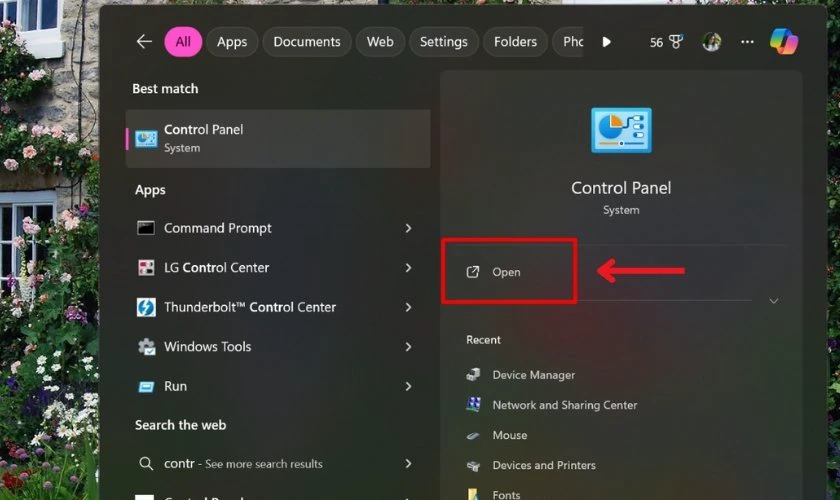 C&aacute;ch kết nối Wifi cho m&aacute;y t&iacute;nh b&agrave;n bằng Control Panel