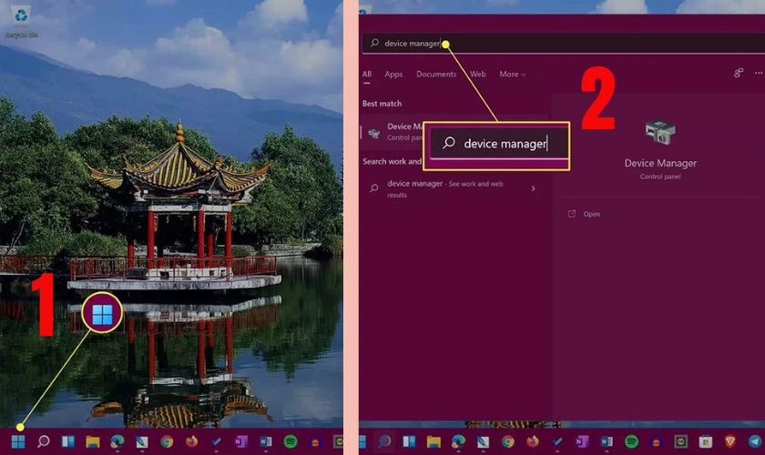 C&aacute;ch kh&oacute;a b&agrave;n ph&iacute;m laptop trong mục Device Manager