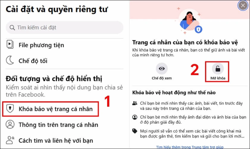 C&aacute;ch mở lại trang c&aacute; nh&acirc;n Facebook đơn giản, nhanh ch&oacute;ng