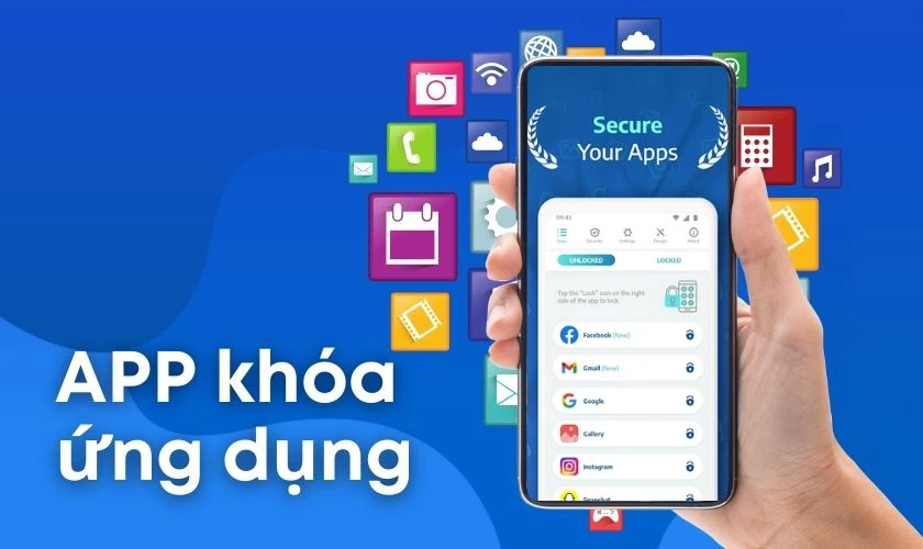 Phần mềm kh&oacute;a ứng dụng tr&ecirc;n điện thoại OPPO 