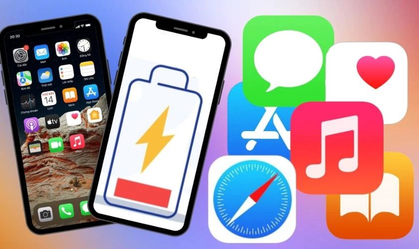 Không tối ưu các ứng dụng và tính năng làm pin iPhone tụt nhanh