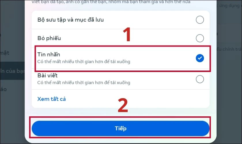 Cách khôi phục tin nhắn đã xóa trên Messenger bằng máy tính và laptop
