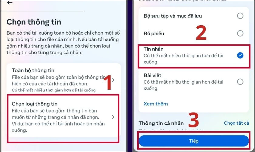 Cách khôi phục tin nhắn đã xóa trên Messenger bằng điện thoại Android