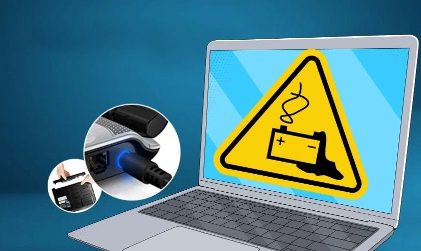 Pin laptop bị kiệt là tình trạng pin bị đóng băng, không thể hoạt động được