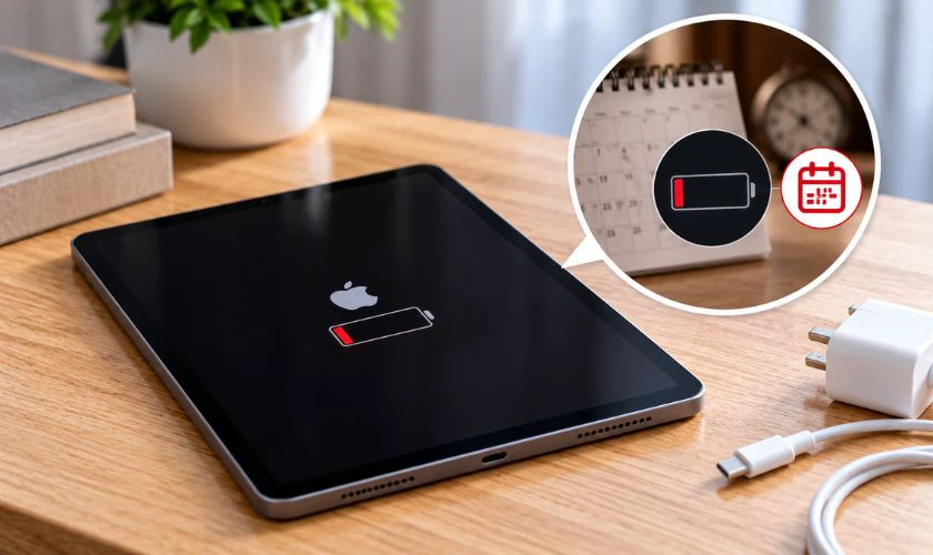 Nguyên nhân khiến pin iPad bị kiệt