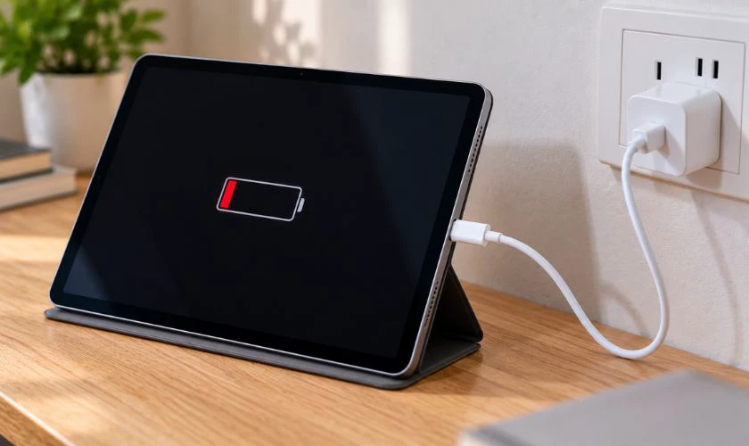 Cách kích pin iPad bị kiệt an toàn tại nhà