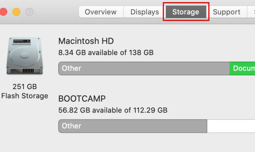 Cách kiểm tra bộ nhớ MacBook