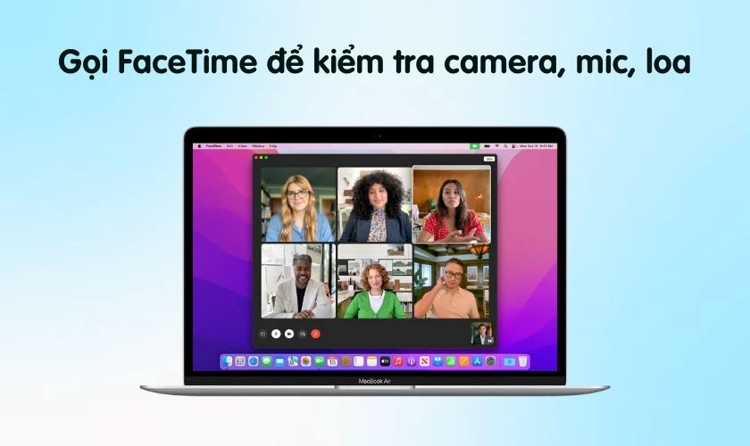 Kiểm tra hoạt động của Webcam, Mic, cảm biến, đèn bàn phím và loa