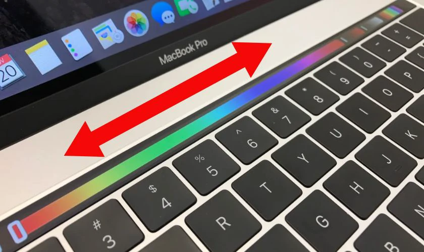 Test bàn phím, Touch Bar, Touch ID trên MacBook cũ