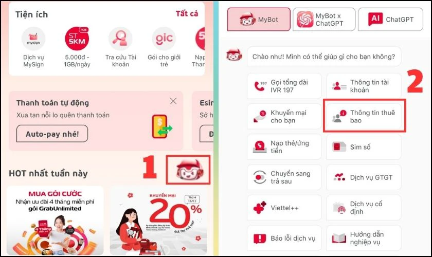Hướng dẫn c&aacute;ch kiểm tra SIM ch&iacute;nh chủ Viettel online
