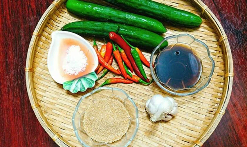 Cách làm dưa leo ngâm nước mắm ngày Tết