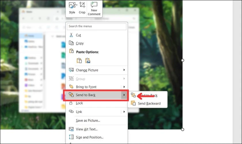 Hướng dẫn thực hiện c&aacute;ch l&agrave;m mờ ảnh nền trong PowerPoint
