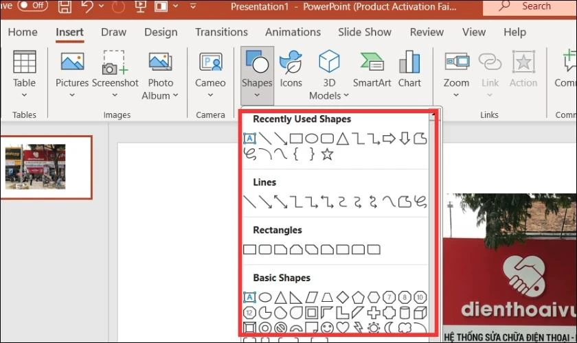 C&aacute;ch l&agrave;m mờ một phần ảnh trong PowerPoint