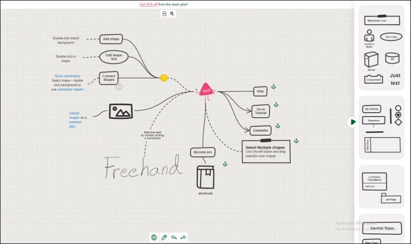 C&aacute;ch l&agrave;m sơ đồ tư tr&ecirc;n m&aacute;y t&iacute;nh bằng Sketchboard