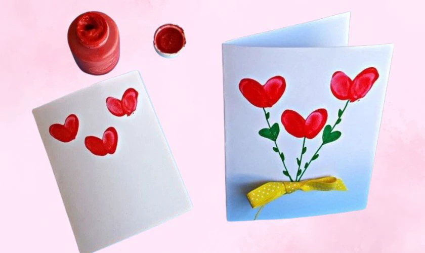 Cách làm thiệp 8/3 cho trẻ mầm non đơn giản, đẹp mắt