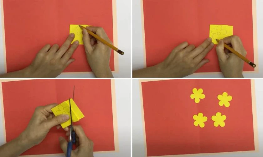 Cắt và tạo hình hoa trang trí
