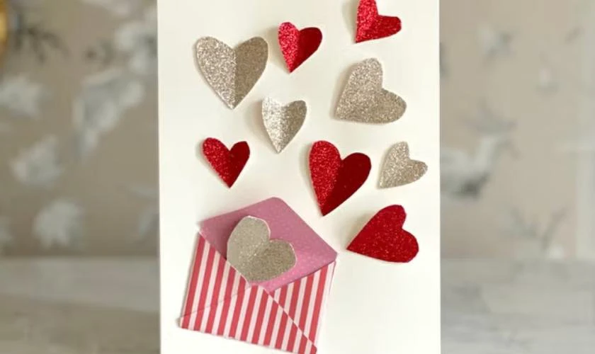 Thiệp Valentine handmade đẹp mắt