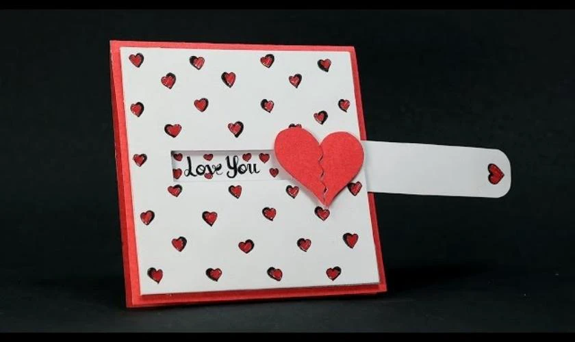 Thiệp Valentine handmade đẹp mắt, thân thương