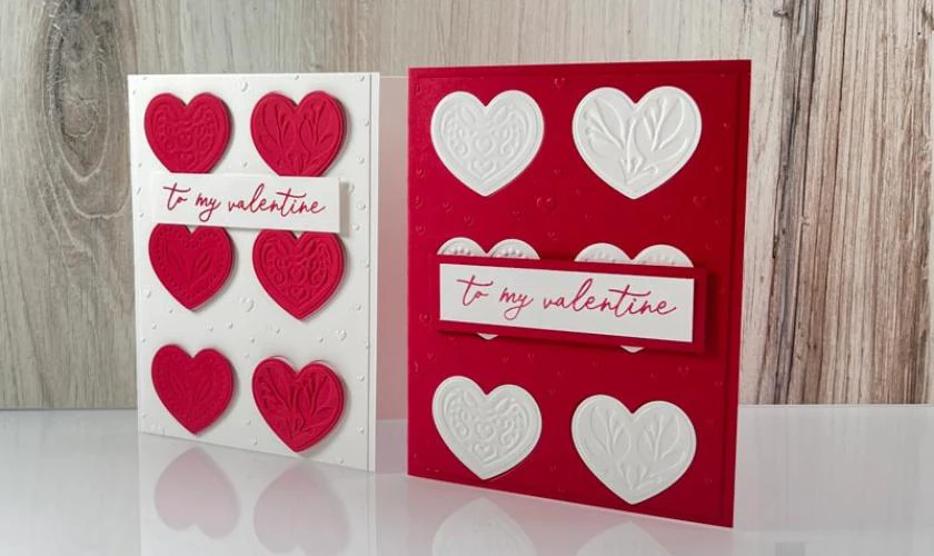 Thiệp Valentine handmade đẹp mắt, tặng người thương