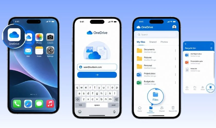 Khôi phục lại file Word chưa lưu trên điện thoại