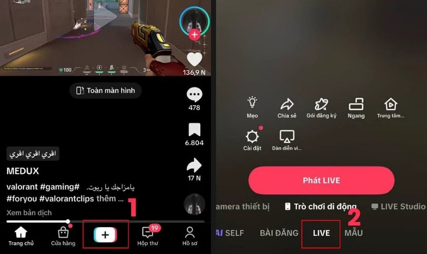 C&aacute;ch livestream tr&ecirc;n TikTok bằng điện thoại đơn giản nhất