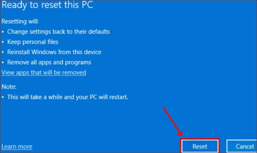 Nếu bàn phím Surface vẫn không hoạt động, hãy thử reset Surface