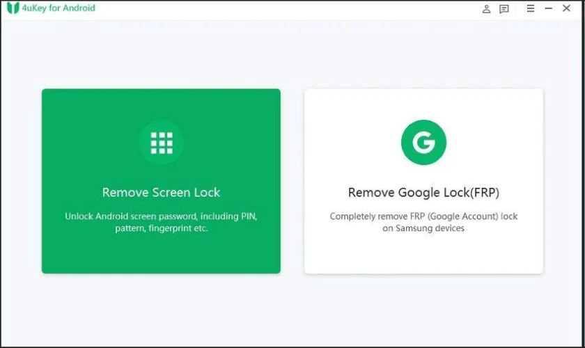 Cách mở khóa điện thoại Samsung bằng phần mềm Tenorshare 4u