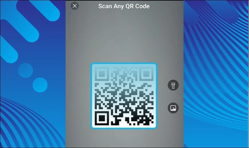 Tiến h&agrave;nh qu&eacute;t m&atilde; QR 