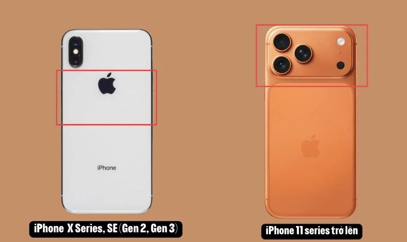 Vị trí đặt đầu đọc NFC trên iPhone để dễ quét trúng