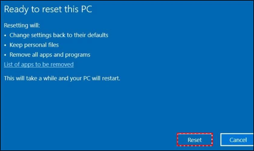 Cách reset máy tính bằng lệnh CMD hiệu quả