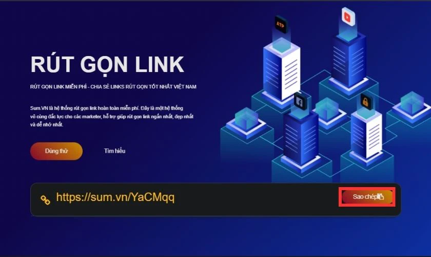 Li&ecirc;n kết đ&atilde; được Sum.vn r&uacute;t ngắn th&agrave;nh c&ocirc;ng