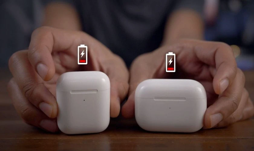 Mẹo sạc gi&uacute;p tai nghe AirPod k&eacute;o d&agrave;i tuổi thọ