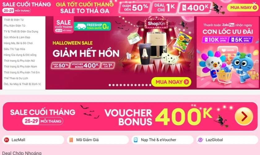 C&aacute;ch săn m&atilde; giảm gi&aacute; sản phẩm tr&ecirc;n website Lazada.vn