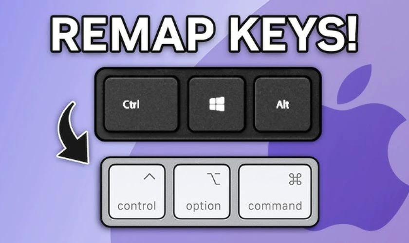 C&aacute;ch sử dụng b&agrave;n ph&iacute;m Windows tr&ecirc;n MacBook