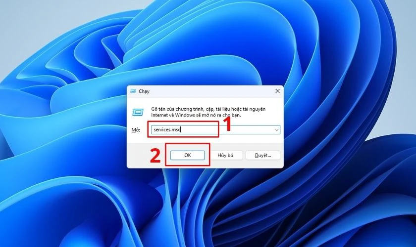Nhấn tổ hợp ph&iacute;m  Windows + R  để mở nhanh hộp thoại Run