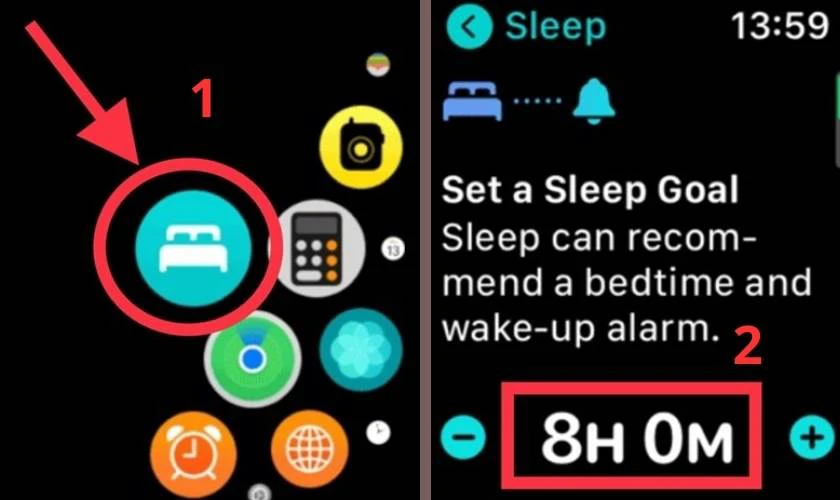 C&aacute;ch theo d&otilde;i giấc ngủ tr&ecirc;n đồng hồ th&ocirc;ng minh HiWatch 8