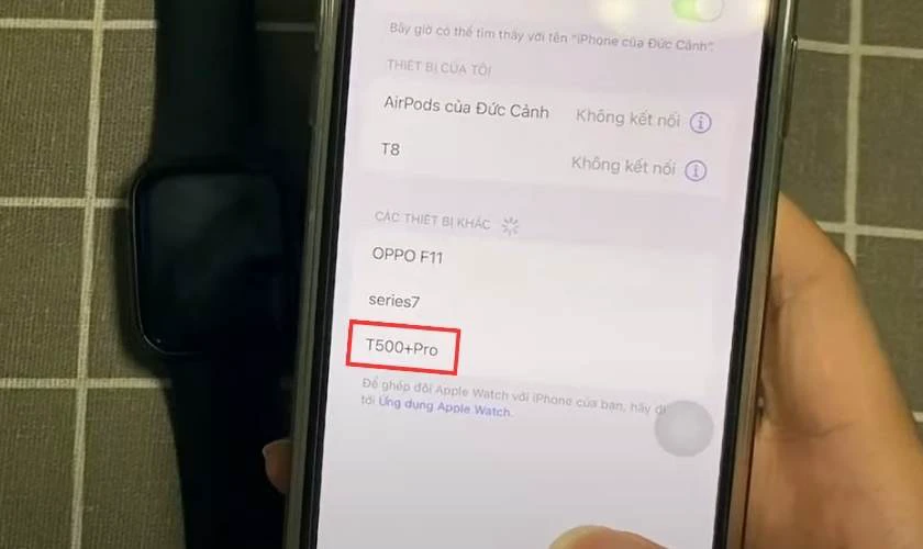Hướng dẫn c&aacute;ch kết nối đồng hồ HiWatch 8 với điện thoại để sử dụng