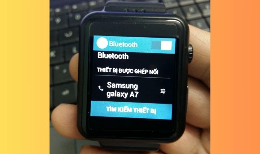Bật Bluetooth để kết nối với điện thoại