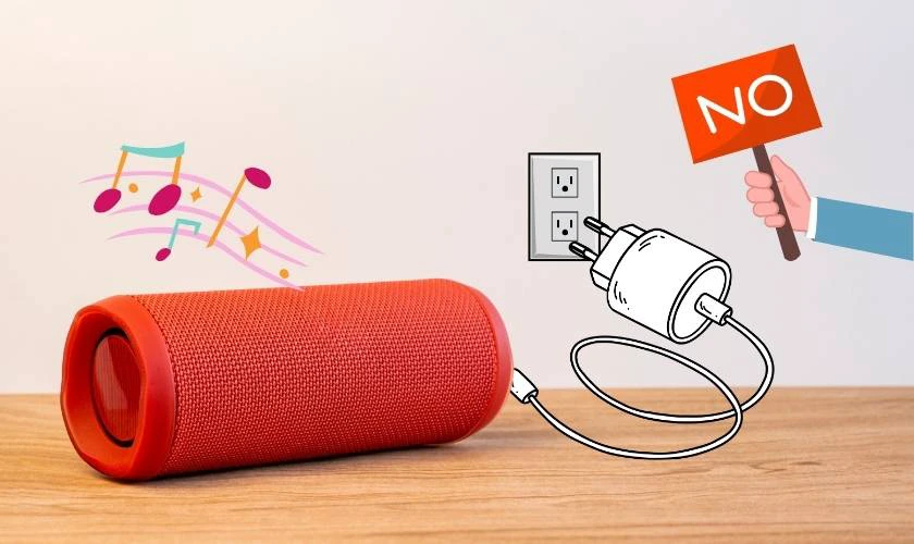 Sạc đầy loa v&agrave; d&ugrave;ng cạn trong 3 lần đầu