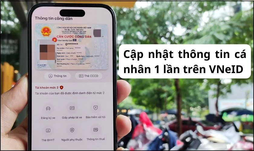 Có thể cập nhật thông tin trên VNeID mấy lần?