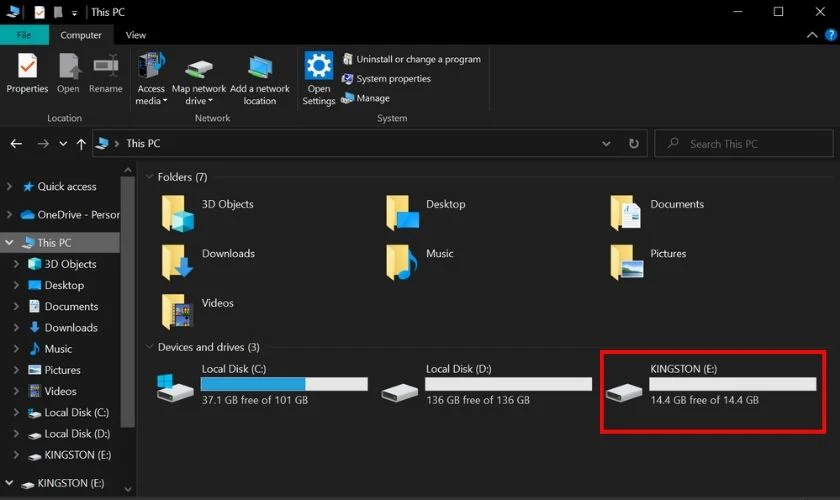 C&aacute;ch tải ảnh từ USB v&agrave;o m&aacute;y t&iacute;nh Windows bước 1