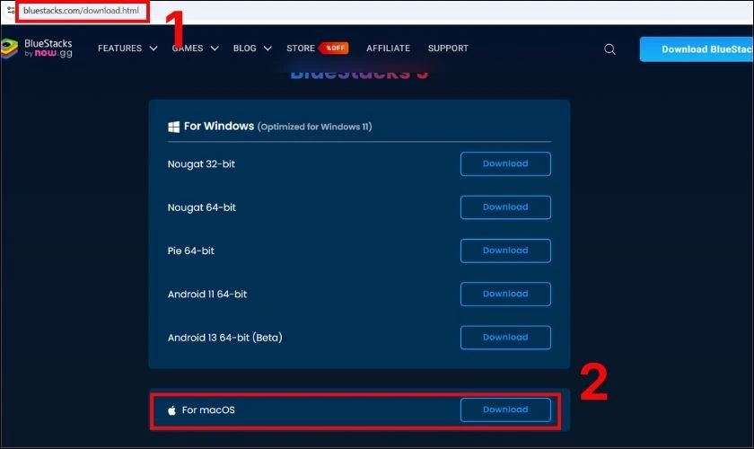 Cách tải BlueStacks 5 trên MacBook