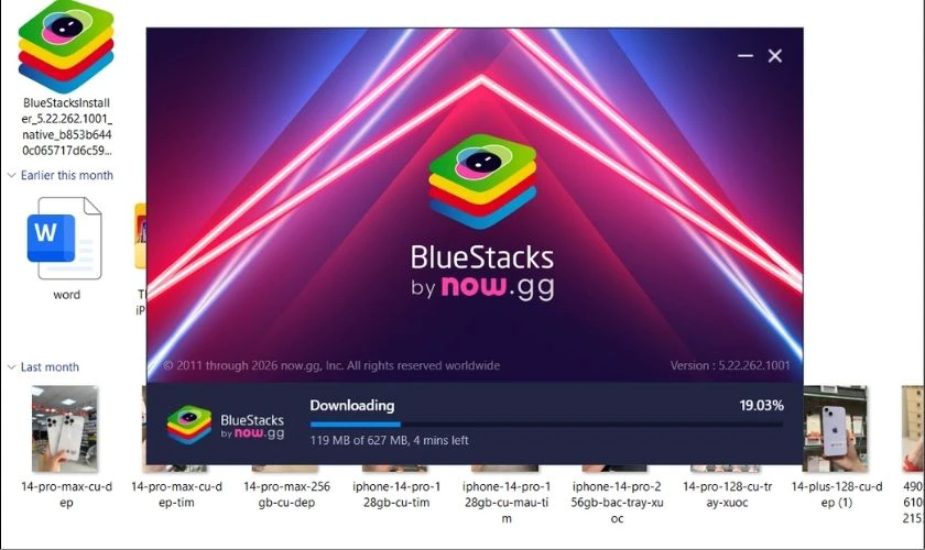 Khởi chạy BlueStacks
