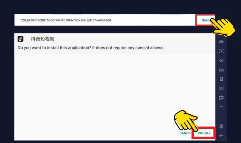 Một cửa sổ c&agrave;i đặt sẽ hiện ra, bạn chỉ cần nhấn Install