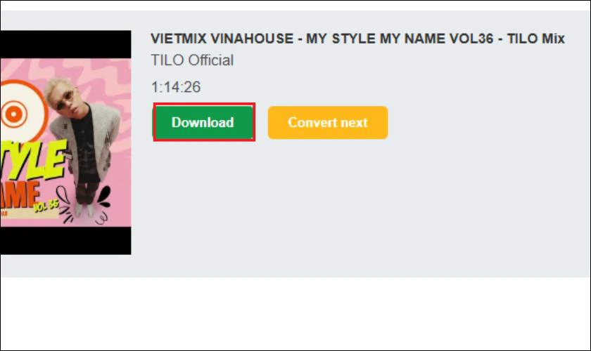 Nhấn n&uacute;t Download