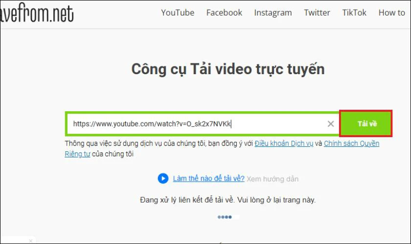 C&aacute;ch tải video tr&ecirc;n YouTube về m&aacute;y t&iacute;nh bằng Savefrom.net